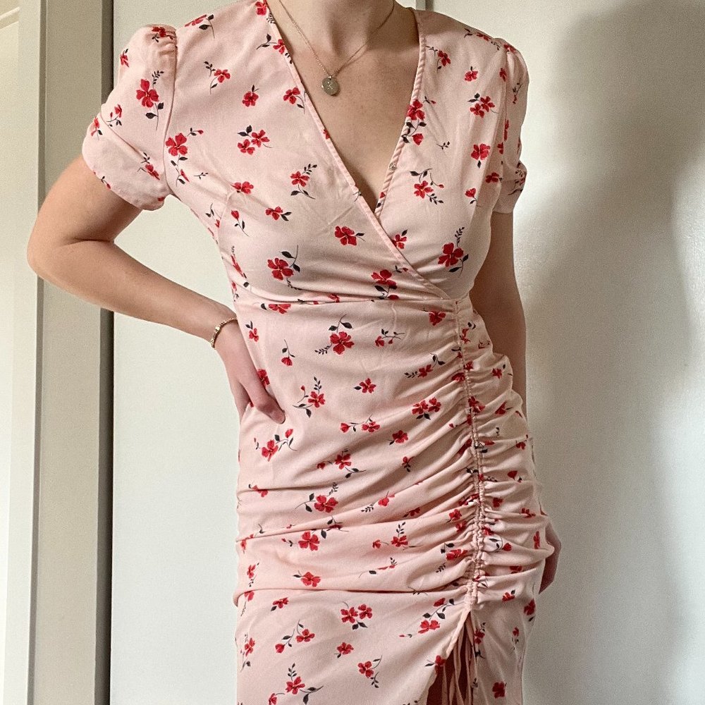 Nordstrom BP Baby Pink Form Fitting Dress